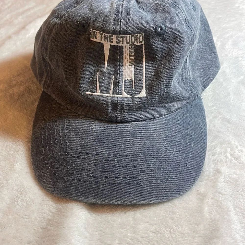 In the studio with MJ hat